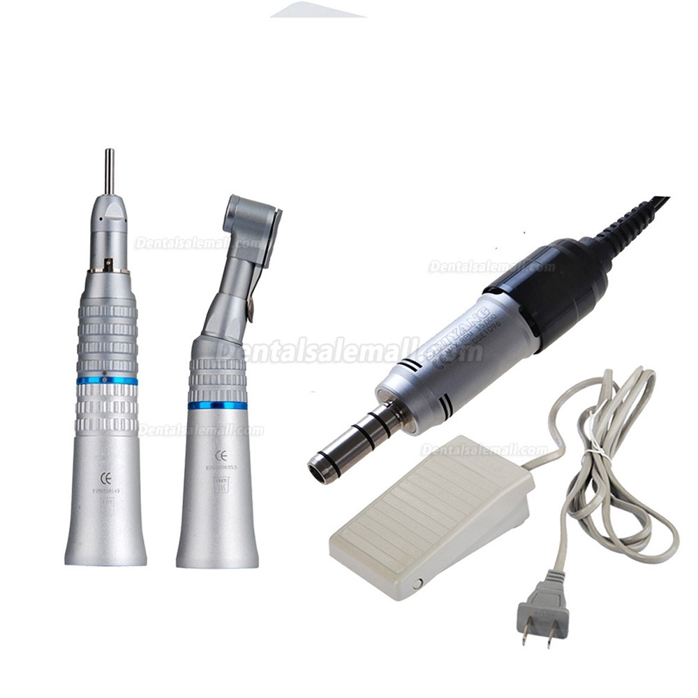 SHIYANG N8 Micro Motor With Straight & Contra Angle Handpiece Compatible with Marathon